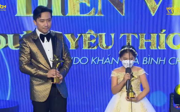 Ngôi Sao Xanh 2021: Trấn Thành cảm ơn sao nhí 'nương tay' để mình nhận giải Diễn viên được yêu thích nhất Ảnh 2