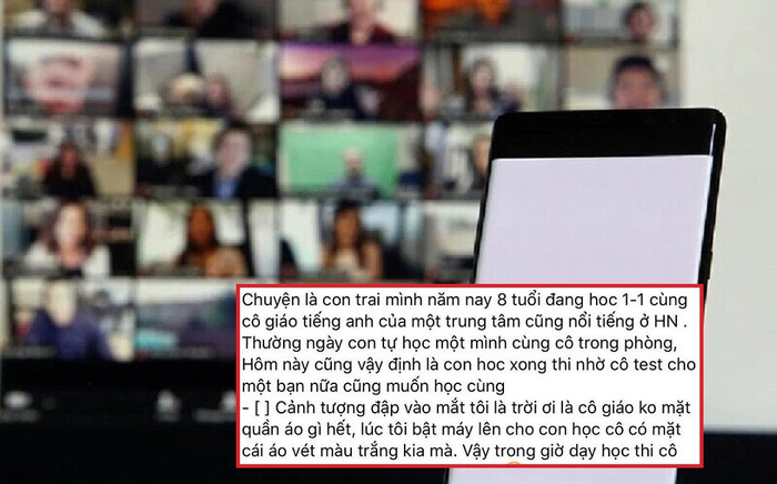 Xôn xao clip cô giáo dạy Tiếng Anh 'không mặc quần áo' khi dạy online cho nam sinh mới chỉ 8 tuổi Ảnh 2