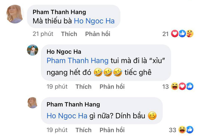 Chính vì câu trả lời này của nữ ca sĩ đã khiến Thanh Hằng đặt ra nghi vấn rằng Hồ Ngọc Hà lại tiếp tục mang thai con thứ 4.