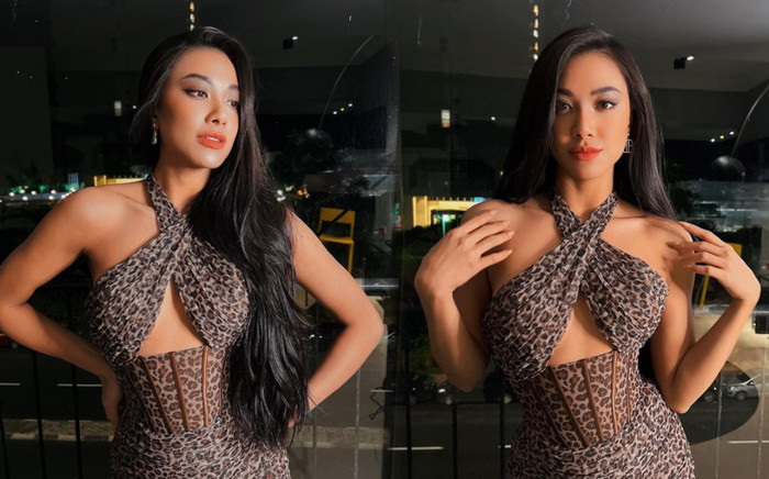 Kim Duyên thả dáng với đồ da beo: Fan rần rần khen ngợi đây là layout đẹp nhất tại Israel Ảnh 2