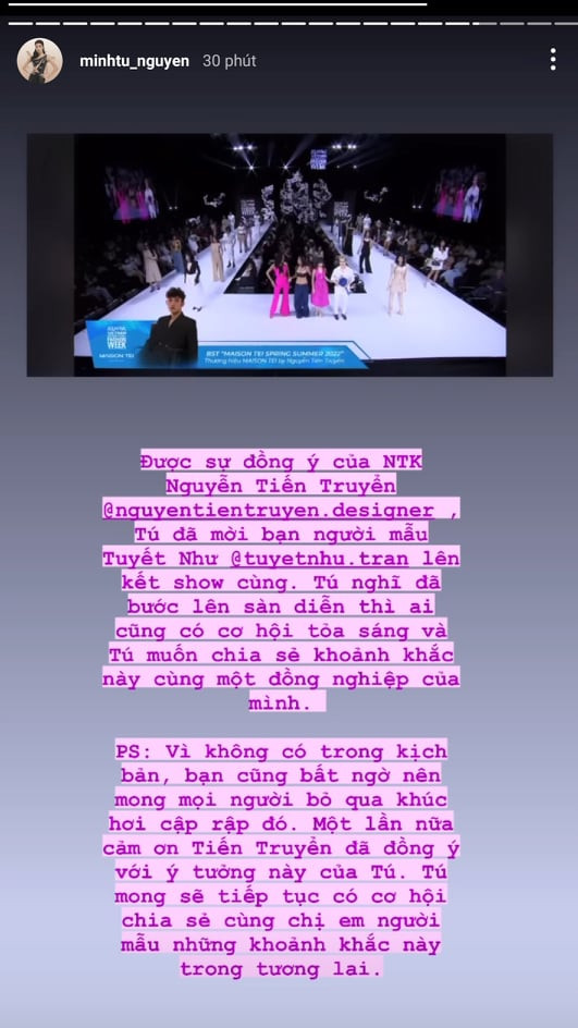 Chia sẻ của Minh Tú