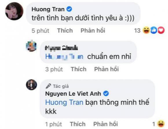 Vợ cũ của anh đã để lại bình luận cực 'cà khịa'.