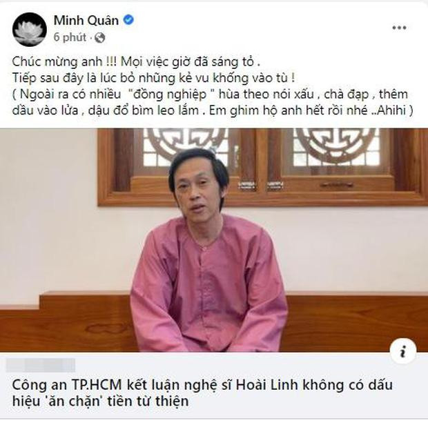 Minh Quân gây phẫn nộ khi mắng kẻ bôi nhọ Hoài Linh là 'tuyệt tử tuyệt tôn' Ảnh 2