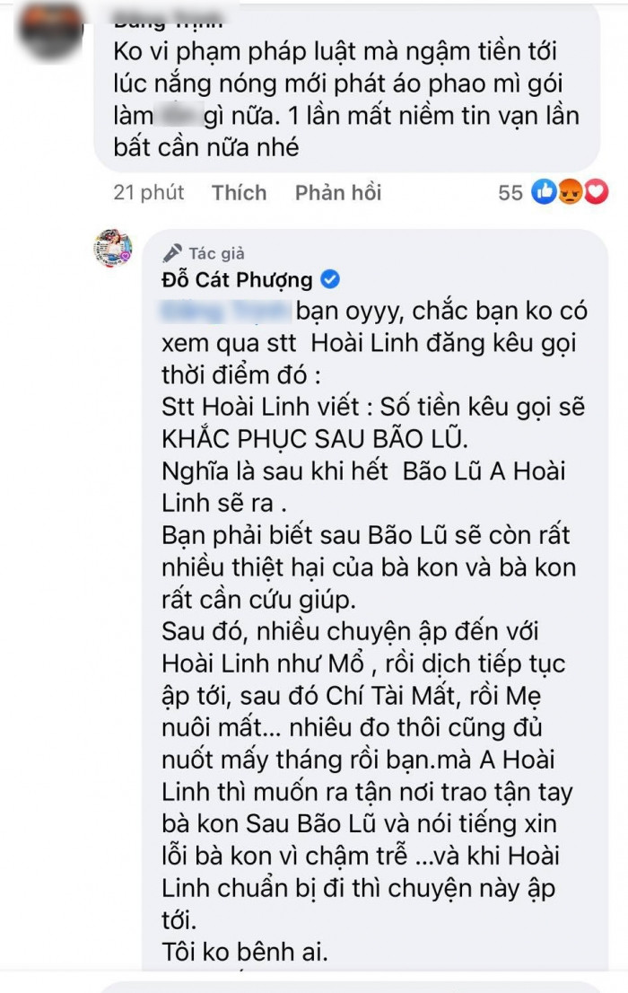 Bình luận của cư dân mạng 'xóc xiểm' Hoài Linh ngâm tiền từ thiện