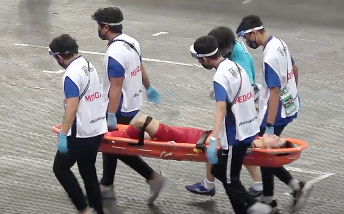 Trung vệ Duy Mạnh nhập viện sau tình huống trọng tài Qatar bắt phạt đền sai Ảnh 2