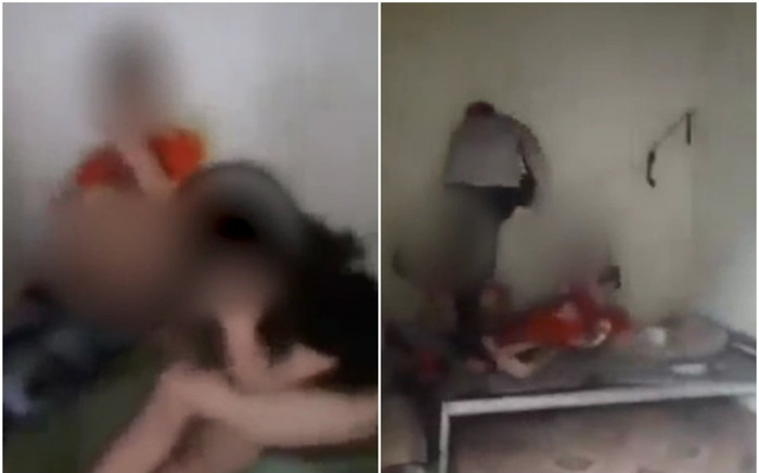 Clip: Chồng 'tung cước' xông vào phòng trọ bắt ghen khiến vợ và nhân tình... không kịp kéo quần Ảnh 2