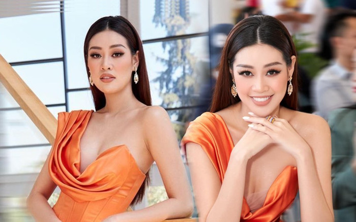 Khánh Vân diện đồ hở trên xẻ dưới, sắc vóc ngày càng xứng danh Miss Universe Việt Nam Ảnh 2