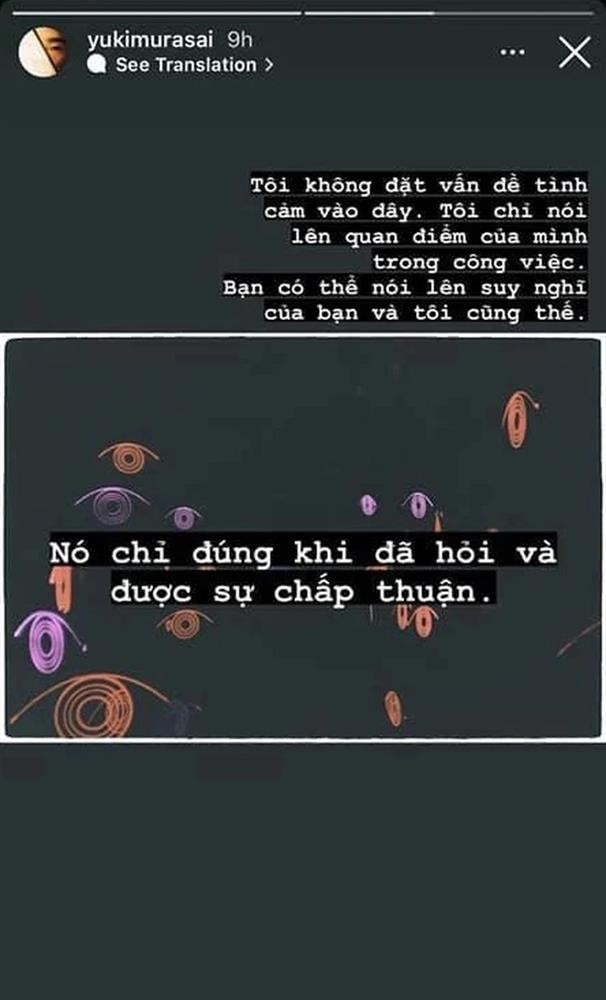 Tuy nhiên, anh không chỉ điểm hẳn một ai mà nói rằng đây là ý kiến cá nhân của mình. 