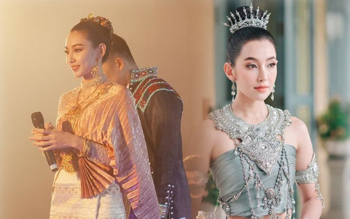 Miss Grand Thùy Tiên gây ngỡ ngàng khi có 'chị em sinh đôi' là nữ thần Thái Lan Ảnh 2