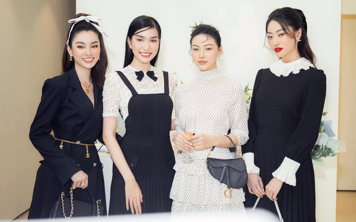 Cẩm Đan lên đồ thanh lịch nhưng thần thái 'chặt đẹp' cả dàn Hoa hậu Ảnh 2