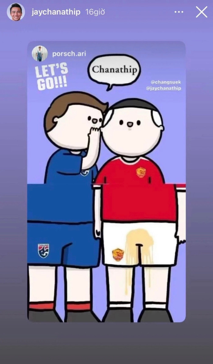 “Messi Thái” - Chanathip xấu xí khi đăng ảnh “cà khịa” tuyển Việt Nam.
