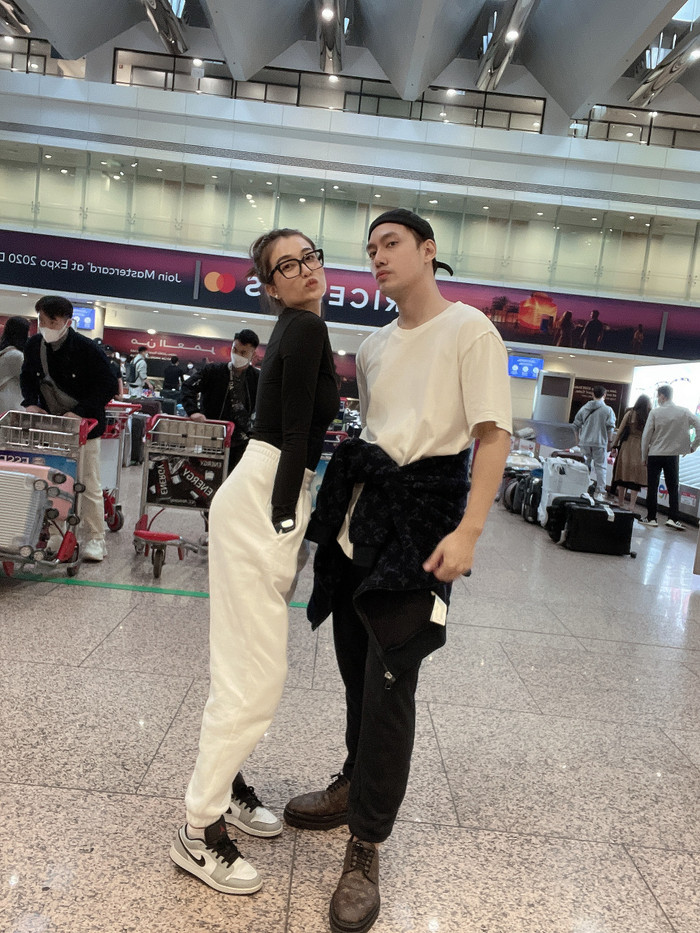 Mâu Thuỷ, Lệ Hằng cùng Lý Quí Khánh đến Dubai giới thiệu thổ cẩm Việt Ảnh 5