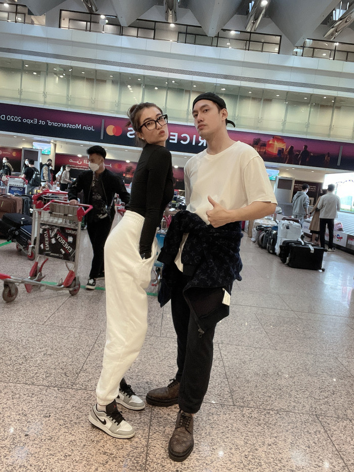 Mâu Thuỷ, Lệ Hằng cùng Lý Quí Khánh đến Dubai giới thiệu thổ cẩm Việt Ảnh 6