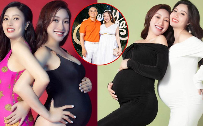 Vợ Chi Bảo rạng rỡ với bộ ảnh bầu đôi cùng bạn thân, thông báo ngày sinh nở Ảnh 2