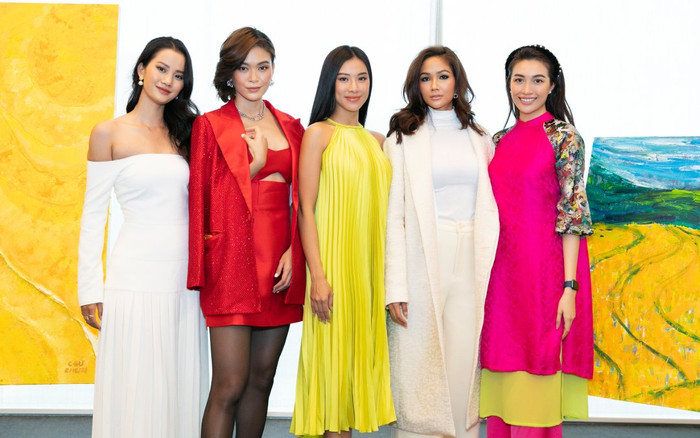 Kim Duyên hội ngộ H'Hen Niê - Mâu Thủy - Lệ Hằng: Dàn mỹ nhân khoe sắc bất phân thắng bại tại Dubai Ảnh 2