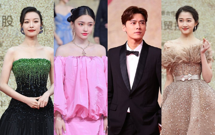 Dàn sao Cbiz khoe sắc với loạt ảnh gốc trên thảm đỏ Kim Kê 2021: Lý Băng Băng già nua, Lâm Duẫn mất điểm Ảnh 2