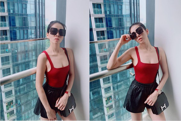 Cô yêu thích đồ bó sát, tôn đường cong mỗi khi xuất hiện.