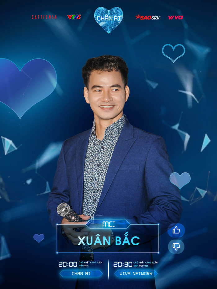 Xuân Bắc đảm nhận vai trò MC trong Chân Ái mùa thứ 2