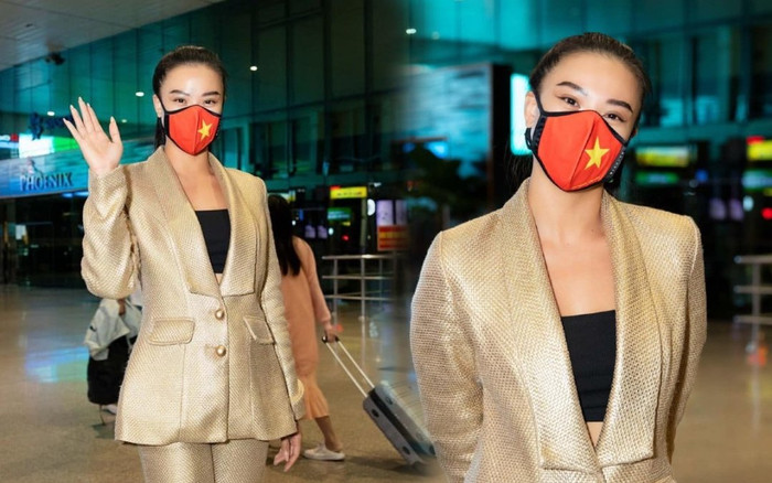 Kim Duyên rạng rỡ về Việt Nam lúc 5h sáng: 'Thật hạnh phúc và bình yên khi gặp lại cả nhà' Ảnh 2