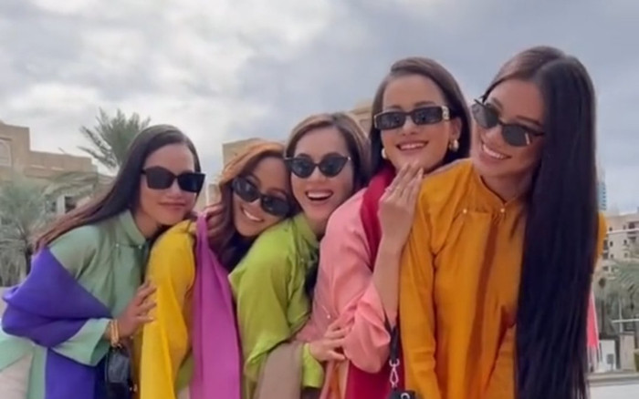 Hậu trường chụp ảnh ở Dubai của H'hen Niê, Kim Duyên: Tưởng sang chảnh mà sự thật ai cũng phì cười Ảnh 2