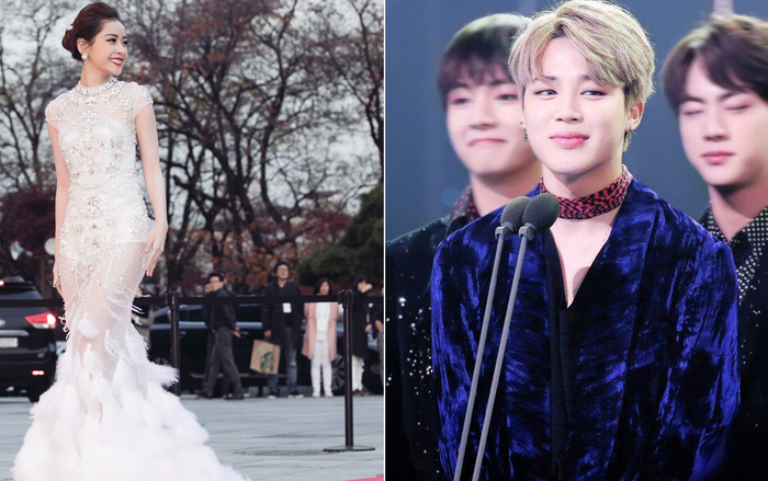 Chi Pu và Jimin (BTS) 