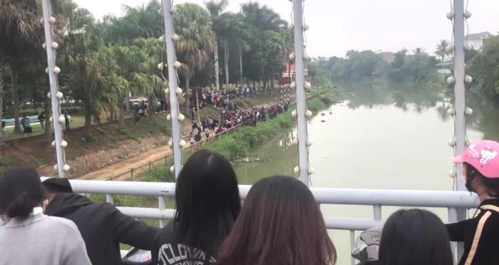 Hiện trường phát hiện thi thể nữ sinh