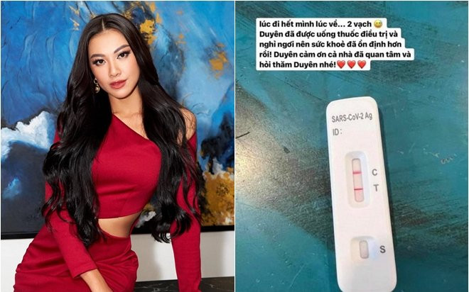 Vừa về nước, Kim Duyên dương tính với Covid-19 khiến fan lo lắng Ảnh 2