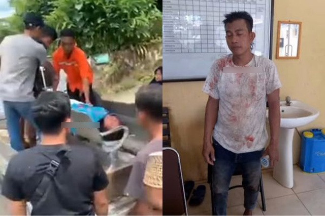 Anh Antok Pamuji đã đâm người tình của vợ đến trọng thương khi bắt quả tang vợ ngoại tình.