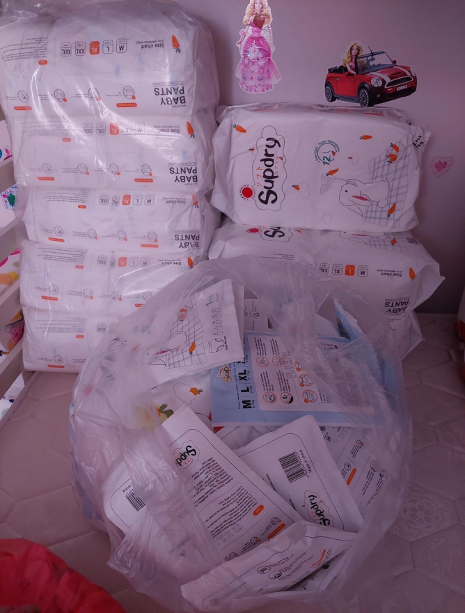 Nhiều tã trẻ em giá rẻ gia công tai Trung Quốc gắn mác “nội địa Trung”.