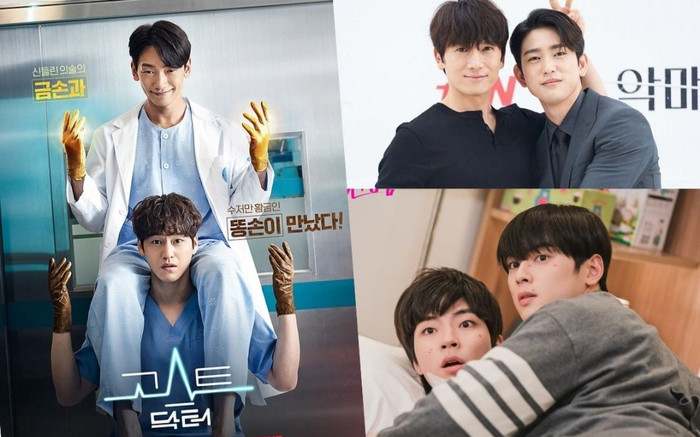 5 cặp sao nam gây ấn tượng nhất trên phim Hàn: Bi Rain rủ Kim Bum tấu hài, Cha Eun Woo phá đảo không kém Ảnh 2