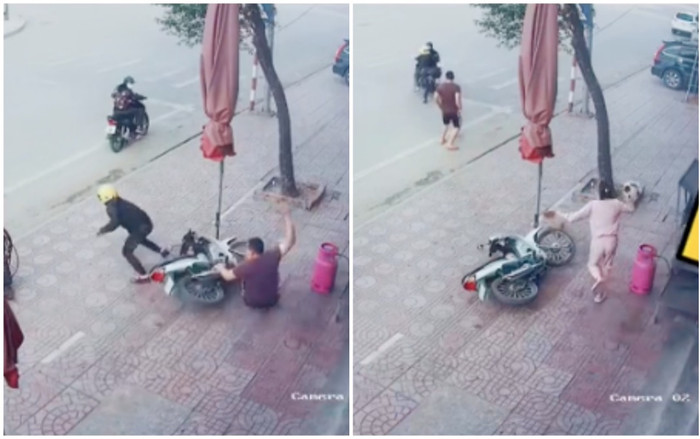 Chồng ra bắt trộm xe nhưng bị ngã, vợ làm một việc khiến netizen thốt lên 'cô vợ máu chiến nhất năm' Ảnh 2