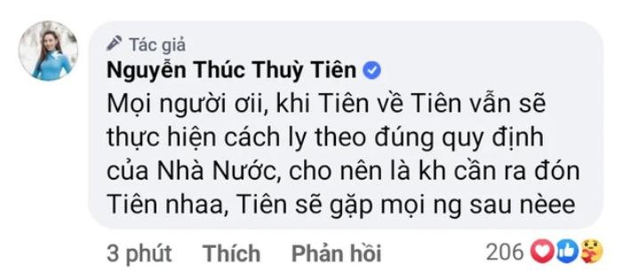 Miss Grand Thuỳ Tiên chính thức về Việt Nam vào ngày mai, có lời nhắn gửi đến fan sắc đẹp Ảnh 2