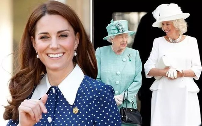 Tước hiệu tương lai của Kate khác gì so với Nữ hoàng Elizabeth II và Camilla? Ảnh 2