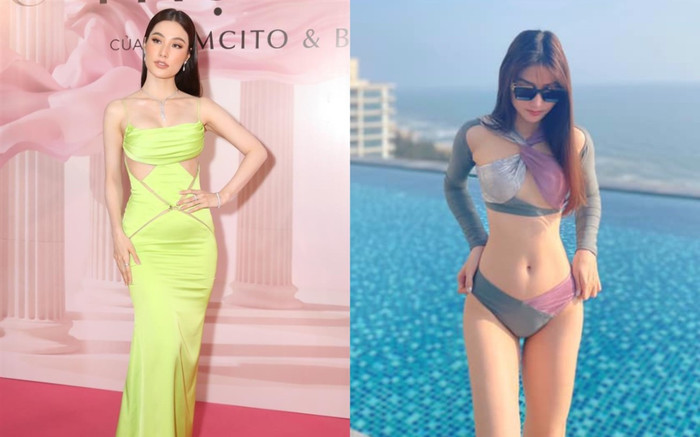Diễm My 9x thật lạ: Mặc đồ bơi thì nóng bỏng, đến váy dạ hội lại lộ khuyết điểm Ảnh 2