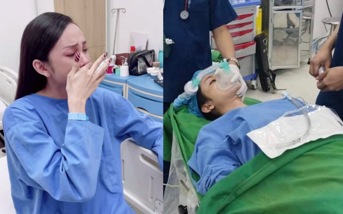 Lương Mỹ Kỳ nhập viện phẫu thuật cắt yết hầu trước khi sang Thái thi sắc đẹp Ảnh 2