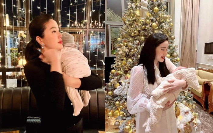 Bảo Thy lên tiếng về việc bế vác quý tử khi mới chỉ hơn 1 tháng tuổi Ảnh 2