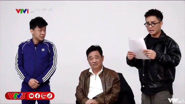 Đỗ Duy Nam và Trung Ruồi tập kịch cùng 'Ngọc Hoàng' Quốc Khánh.