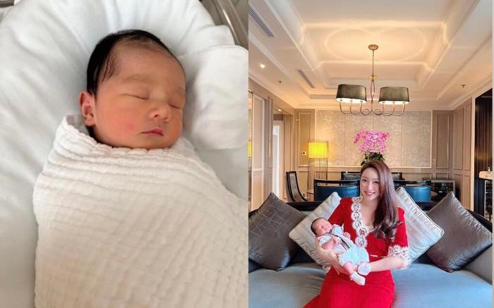 Bà xã Chi Bảo tiết lộ cuộc sống bỉm sữa sau sinh, chính thức nhập hội 'cuồng' con Ảnh 2