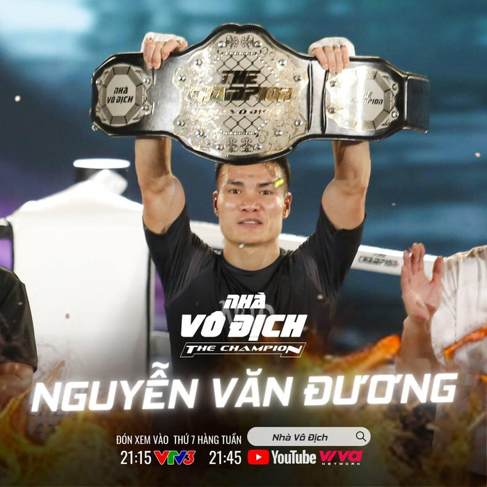 Ở tập 6 của The Champion - Nhà vô địch 2021, Nguyễn Văn Đương đã giành đai vô địch.