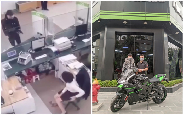 Sau khi dùng súng cướp ngân hàng, nghi phạm cất một phần dưới gốc đào và đưa bạn gái Ảnh 2