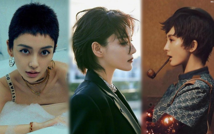 Loạt mỹ nhân Cbiz thử sức với tóc ngắn tomboy: Nhiệt Ba kém khí chất, Dương Mịch bị 'trùm cuối' lấn át Ảnh 2