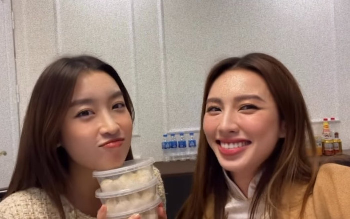 Khoảnh khắc dễ thương khi Đỗ Mỹ Linh hội ngộ Thùy Tiên khiến fan rần rần Ảnh 2