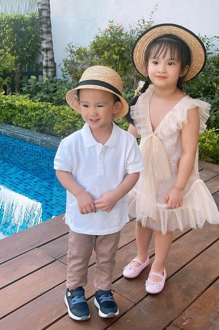 2 con của Diệp Lâm Anh.