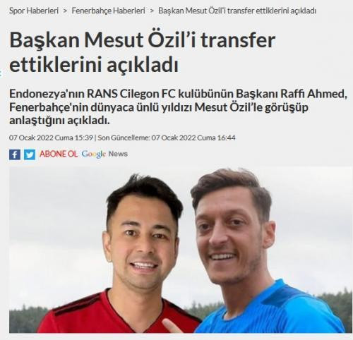 Nếu sang Indonesia chơi bóng, Mesut Ozil sẽ đi vào lịch sử túc cầu Ảnh 1