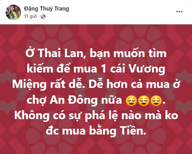 Hoa hậu Thùy Tiên vừa về nước, chị gái Đặng Thu Thảo liền mỉa mai: 'Cái vương miện dễ mua hơn ở chợ'? Ảnh 1