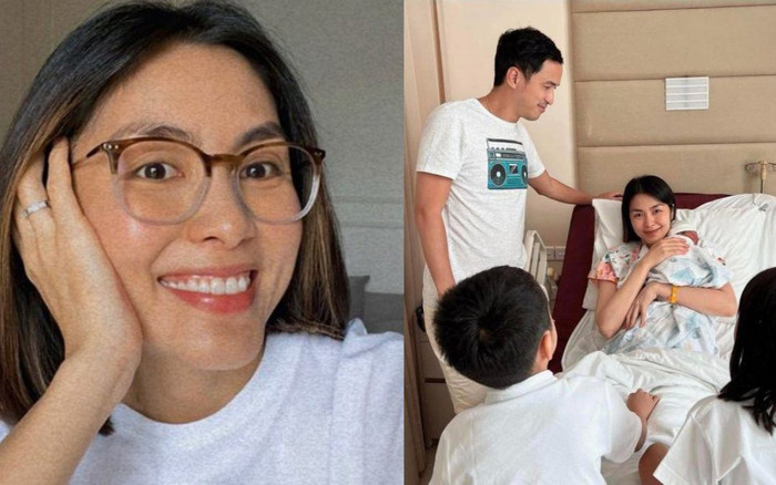 Tăng Thanh Hà hiếm hoi khoe con thứ 3 và cuộc sống của 'mẹ bỉm sữa' sau sinh Ảnh 2