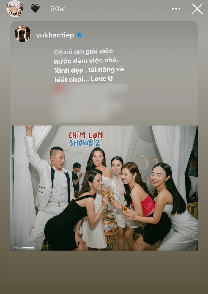 Dân mạng đào lại hình ảnh Quỳnh Thư và Diệp Lâm Anh 'chị chị em em' cách đây một năm trong một sự kiện. (Nguồn: Chim lợn showbiz).