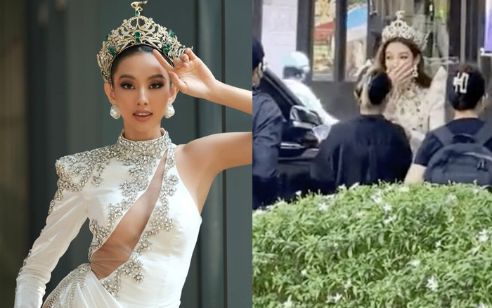 Hoa hậu Thùy Tiên gặp sự cố 'dở khóc dở cười' trong ngày đầu xuống phố Ảnh 2