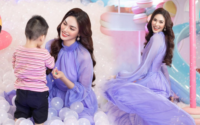 Top 11 Miss World - Lan Khuê tung cú xoay váy 'thần thánh', nhất định giấu kín cậu ấm Connor Ảnh 2