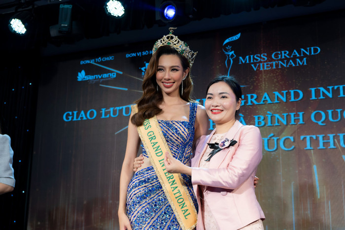 Hiệu trưởng ĐH Hoa Sen lần đầu chia sẻ cảm xúc khi Thùy Tiên được xướng tên tại Miss Grand International Ảnh 2